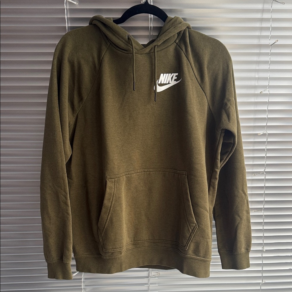 Nike Men's Forest Green Hoodie